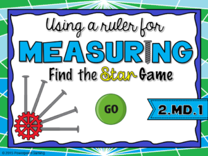 Measuring with a Ruler Find the Star