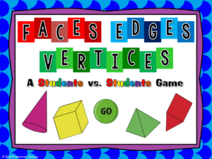 Faces, Edges, and Vertices Student vs Student Game