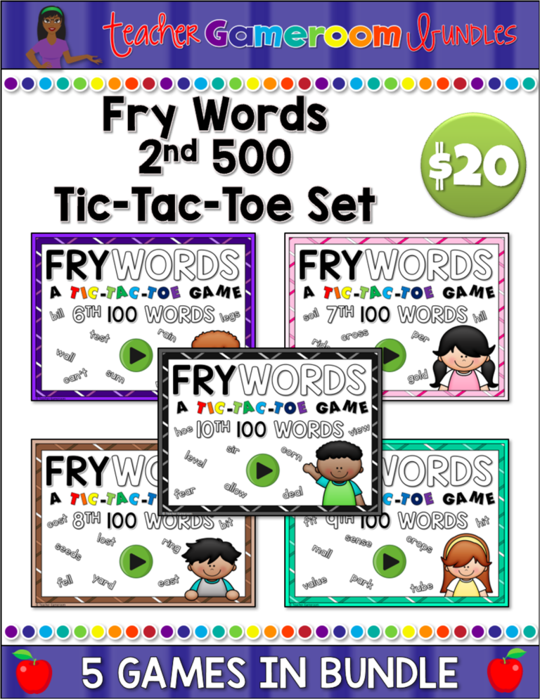 fry-words-2nd-500-tic-tac-toe-complete-set-teacher-gameroom