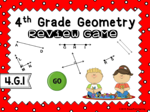 4th Grade Geometry Review Powerpoint Game