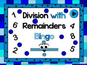 Division with Reminders Powerpoint Game