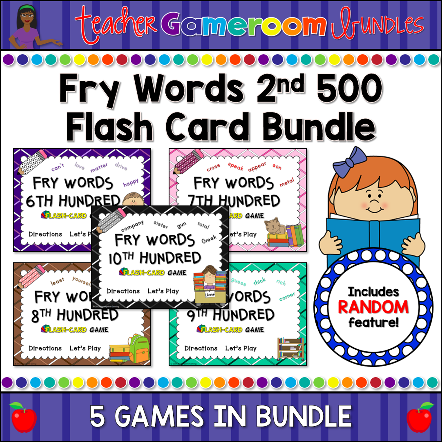2nd-500-fry-words-flash-cards-cover-teacher-gameroom