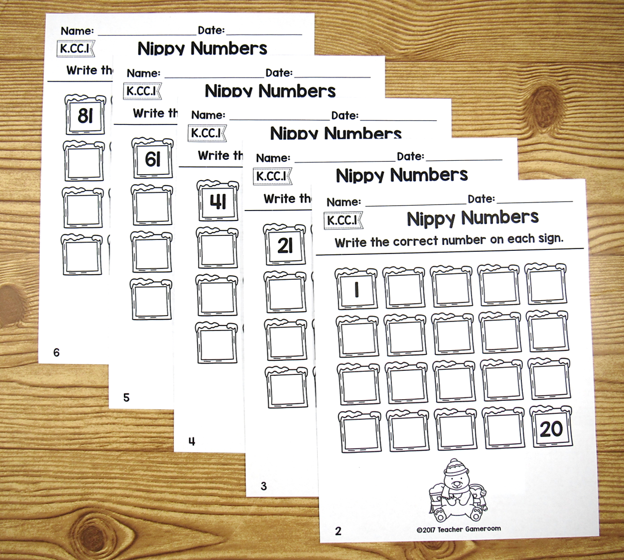 kindergarten winter math worksheets teacher gameroom