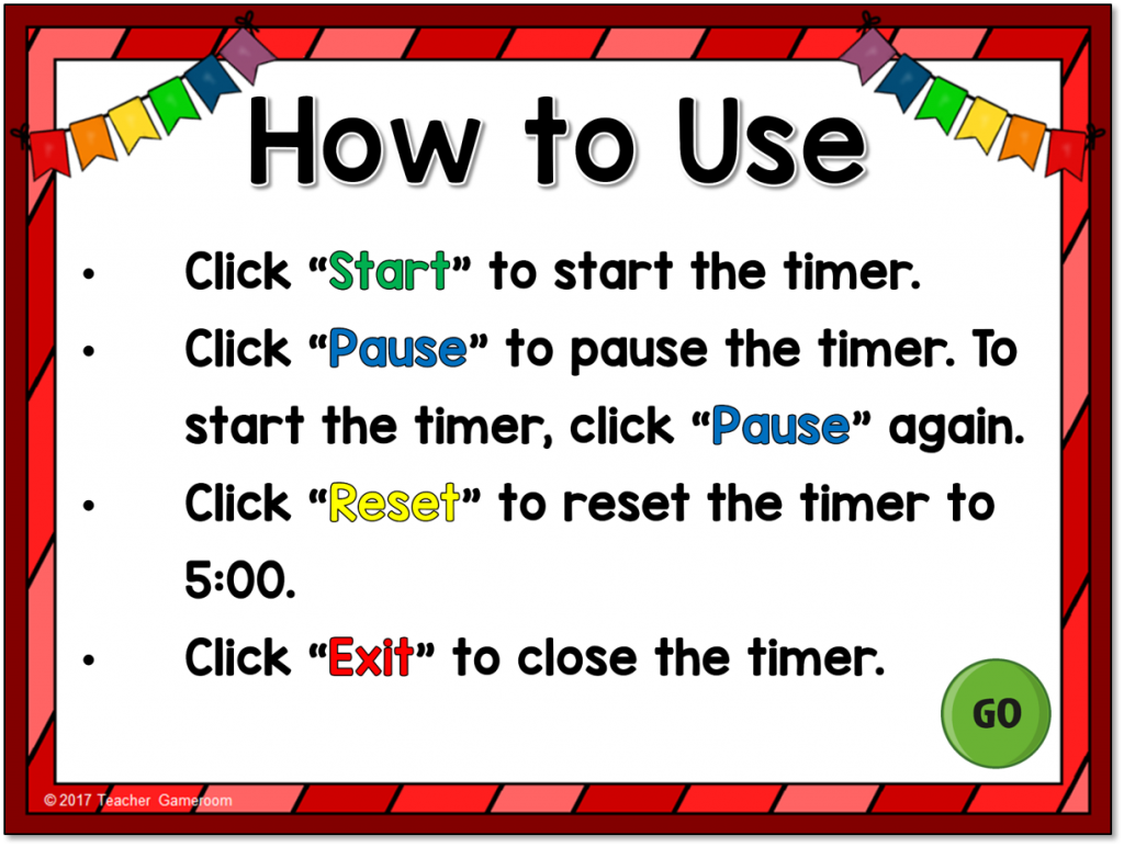 timer 5 minutes for kids