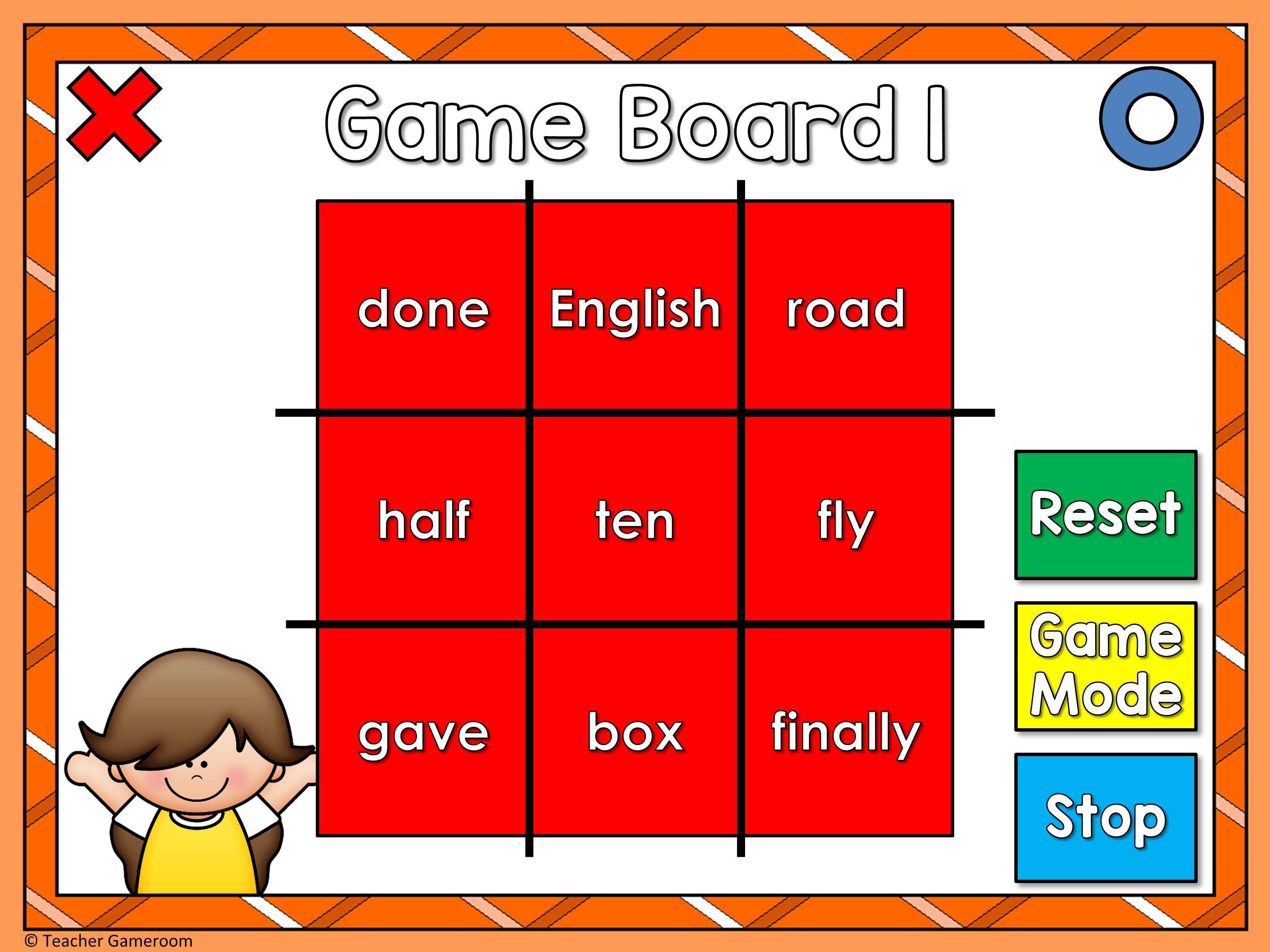 Fry Words Tic Tac Toe Set 5th 100 Words Teacher Gameroom 5695