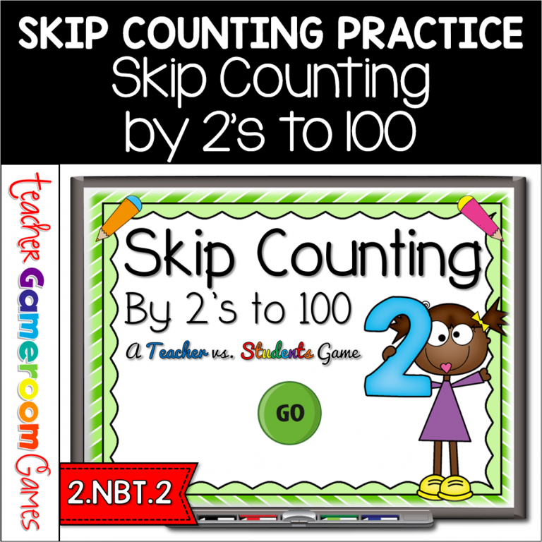 Skip Counting by 2's to 100 Powerpoint Game - Teacher Gameroom