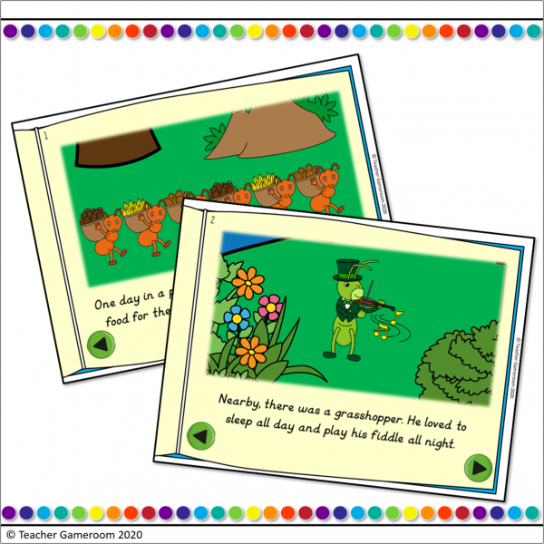 The Ant and the Grasshopper Digital eBook and Activities - Image 2