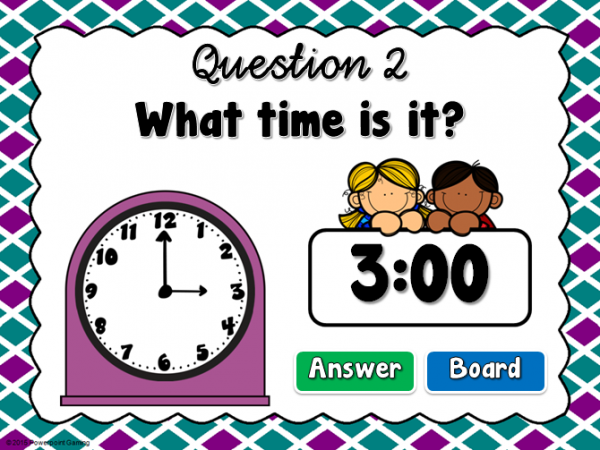 Time to the Hour Find the Star Powerpoint Game - Image 3