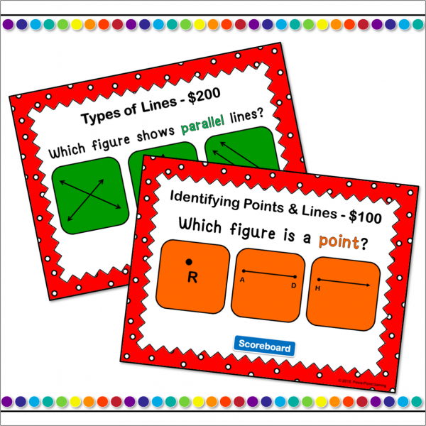 4th Grade Geometry Review Powerpoint Game - Image 4