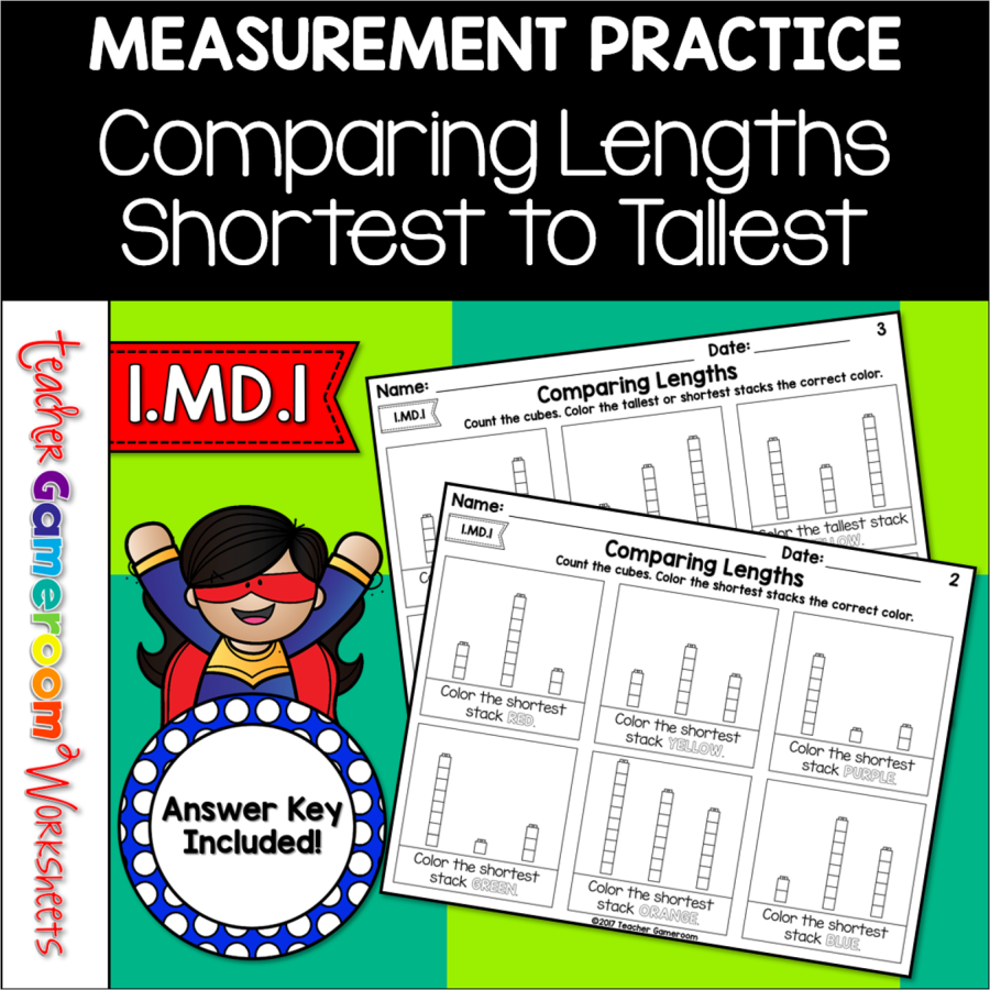 Comparing Lengths Worksheet